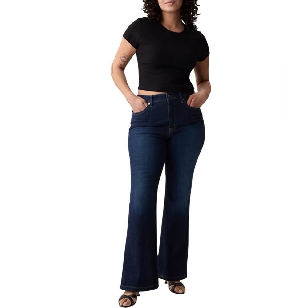 GAP High Rise '70s Flare Jeans Size 33 (16R)